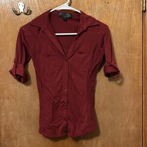 Almost Famous 3/4 sleeve button up